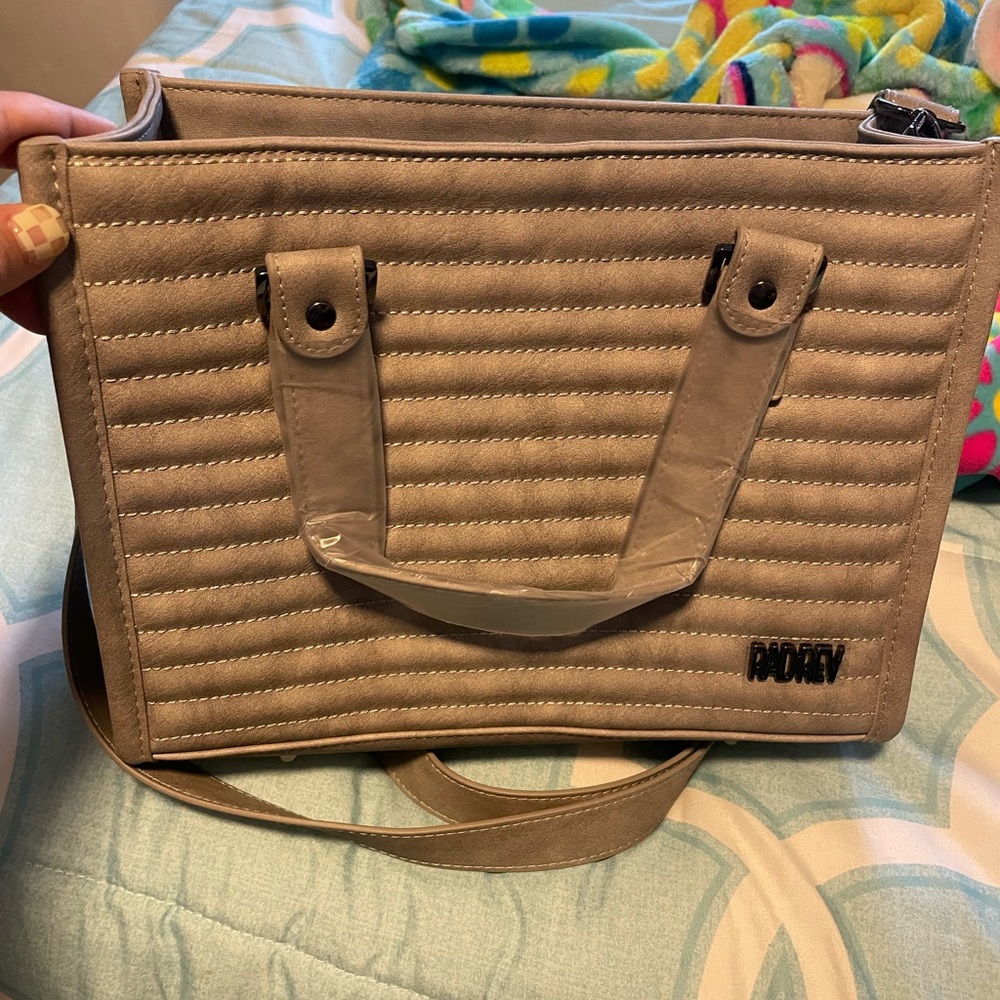 Rad Rev boxy tote in concrete NWOT
